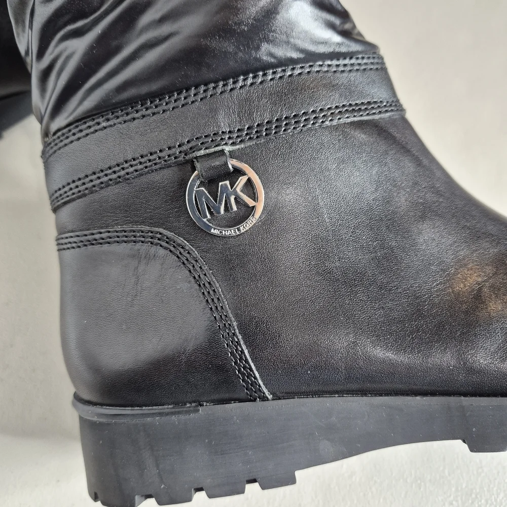 MICHAEL Michael Kors Brandy Tall Nylon Snow Boots - Size 9